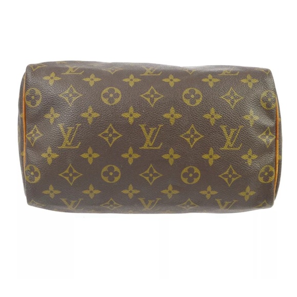 AUTH LOUIS VUITTON SPEEDY 30 HANDBAG PURSE MONOGRAM CANVAS - Picture 3 of 10